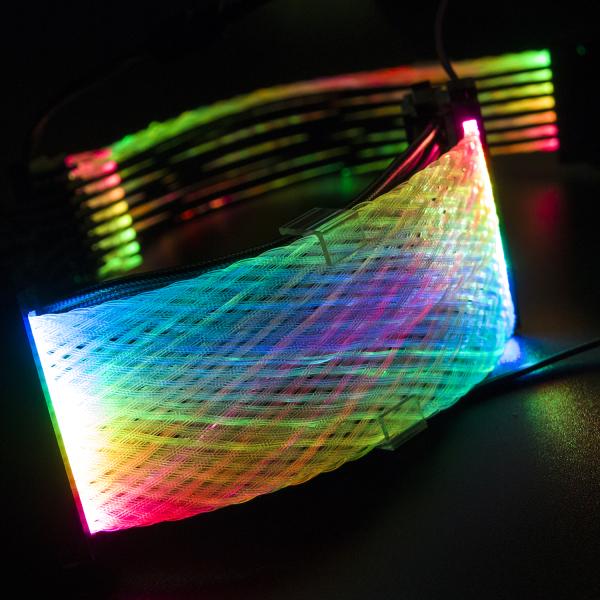 PSU Cable ARGB Two-Burner Lamp Net Extension Sleeved Cable Kit Custom Power Supply Braided For Computer Gaming Case(24-Pin)