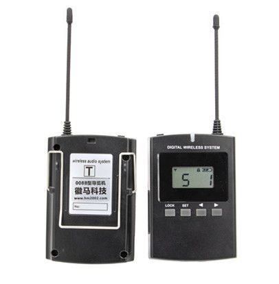 823MHz Wireless Audio Guide System With Dual Speaker Simultaneously Speech