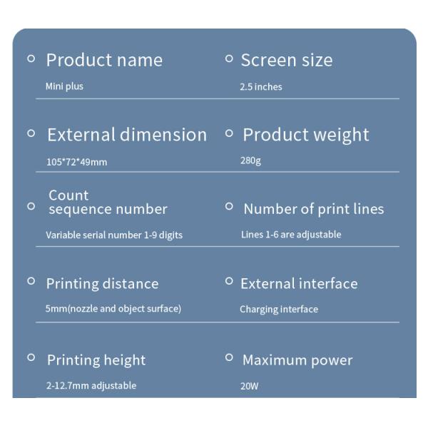 Portable Touch Screen Expiry Date Batch Coding Machine for Sale Handheld Inkjet Printer