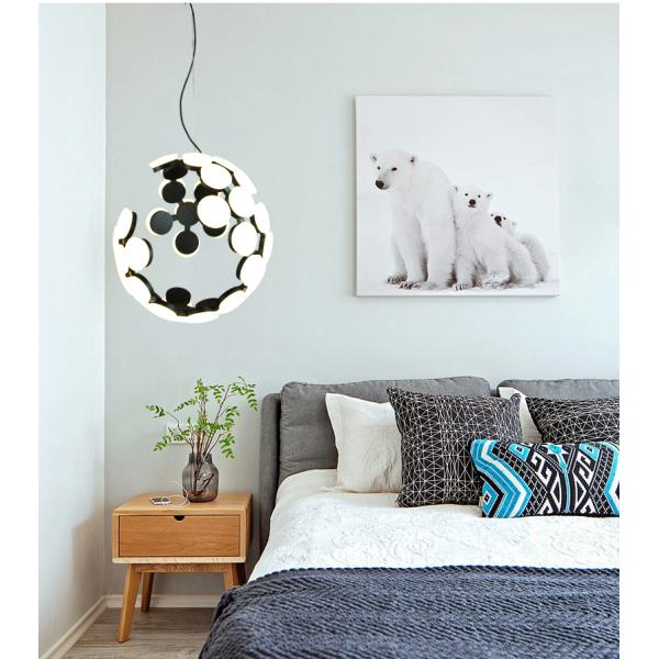 Aluminum Modern Led Ceiling Chandelier Hanging Pendent Lights