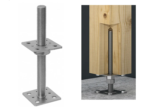 High Sound Insulation Adjustable Steel Support Post Ease Fabrication