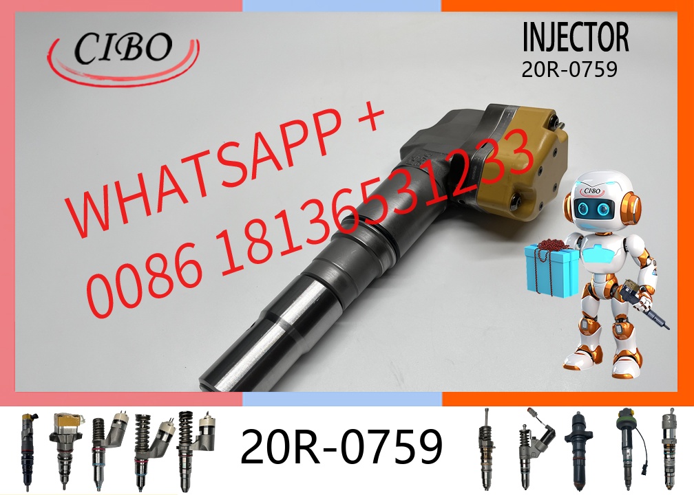 original 20R-0759 Diesel Fuel Injector for 3412 3408 3412E Engine Replacement for OEM 10R-1267 174-7528 153-5938 20R-4148 Engine Parts original new