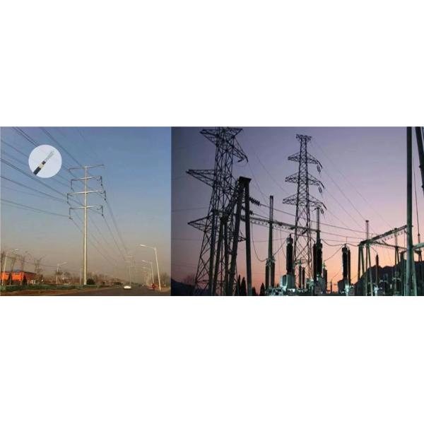 6 Core Single Mode Fiber Optic Cable Outdoor Overhead Aerial Dielectric Adss