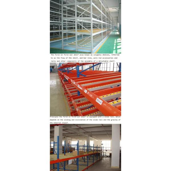 Powder Coating Surface Case Flow Rack Pallet Sliding Rack Space Saving