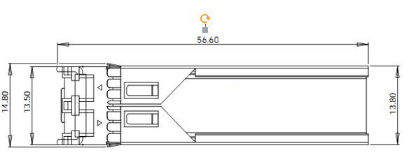 Fast Ethernet Optical Transceiver Module Compatible GLC-SX-MM 850NM With DDM