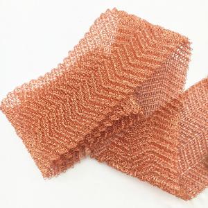 Quality Knitted Copper Wire Mesh Eco Friendly For Snake / Bat / Insect Control for sale