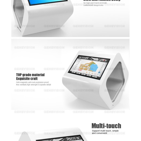 43 Inch Double Screens Interactive Digital Signage Display with Android System and Touch Screen