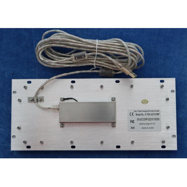 68 keys compact format IP67 stainless steel Panel Mount waterproof keyboard