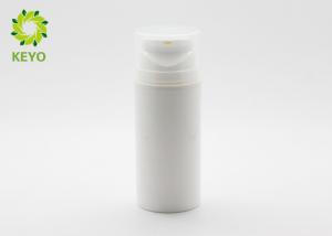 Quality White Color Vacuum Shampoo And Conditioner Pump Bottles 3 OZ PP Material Made for sale