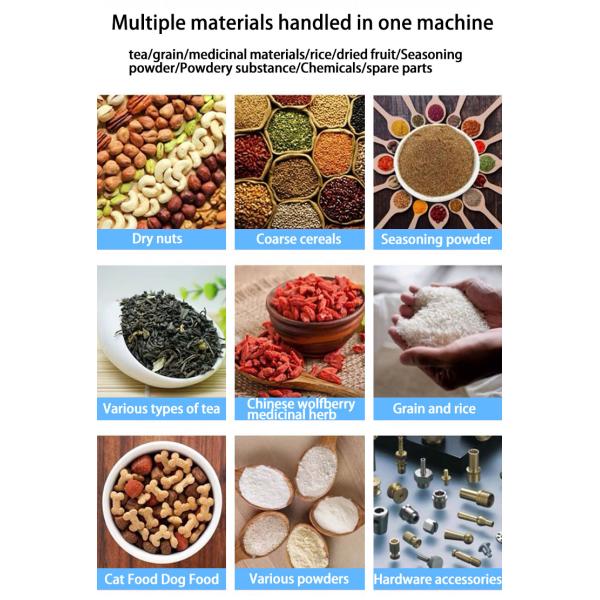 High Speed Electric Driven Multihead Weighing Packaging Machine for Puff Beans Grains