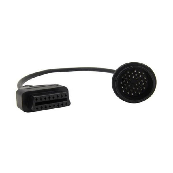 Benz 38 Pin Diagnostic Car OBD Cable Plastic Material 12 - 24V Voltage