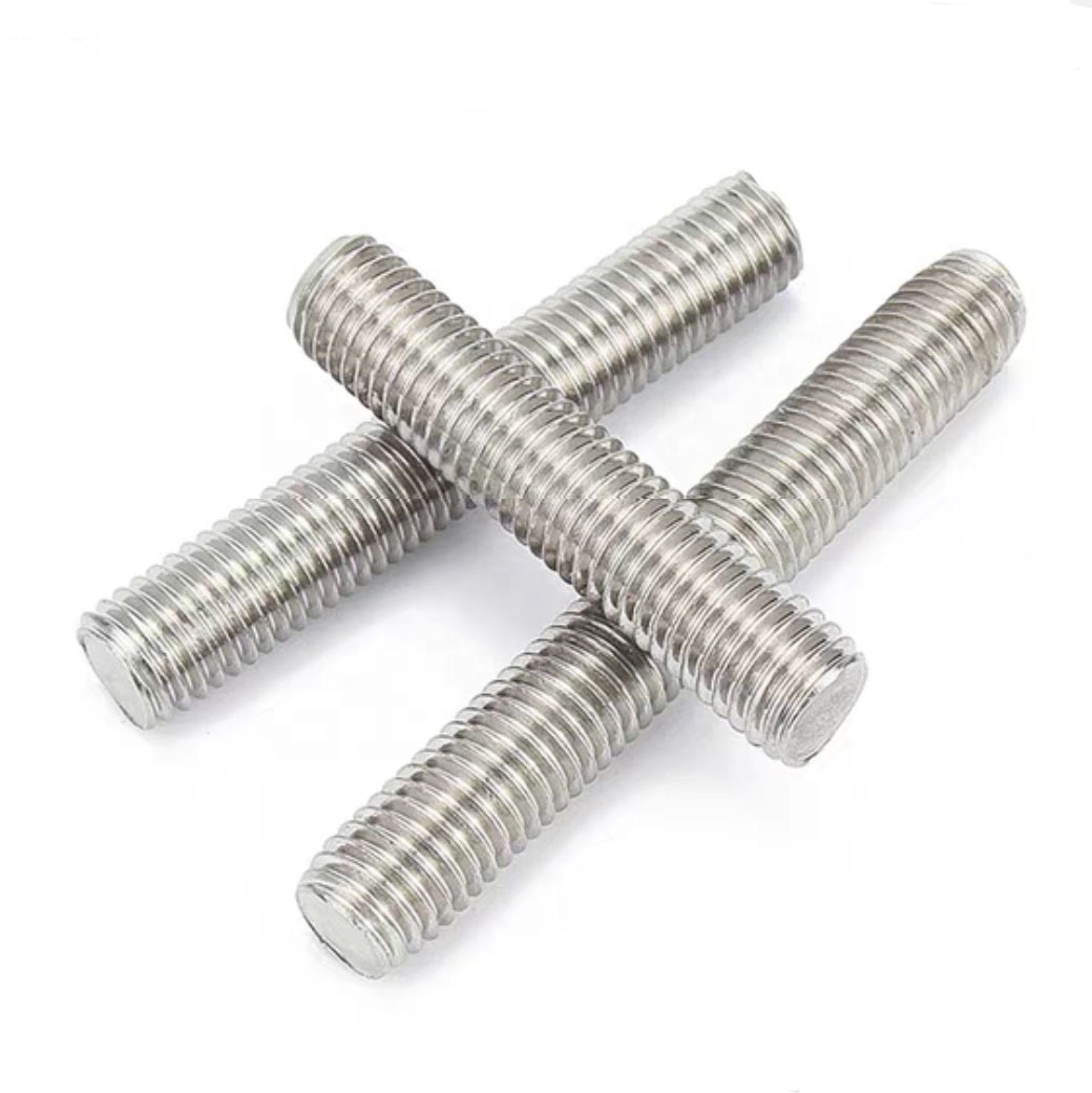 Customized Stainless Steel DIN 976 Threaded Bar Rods Bolt and Nuts Full Threaded Metric System Direct with ODM Support