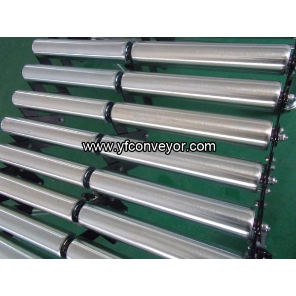 Flexible Gravity Steel Twin Roller Conveyor for loading unloading containers