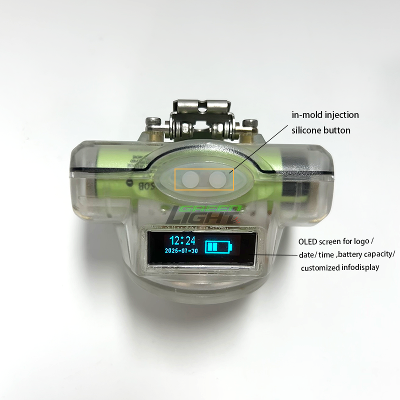 LED Cap Lamp Explosion Proof Headlamp 20000Lux Multi Working Brightness with Good Optical Lighting Spot