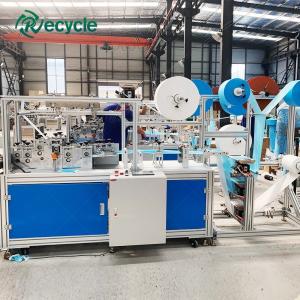 High Speed Elastic mask making machine 3-ply Flat disposable face mask making
