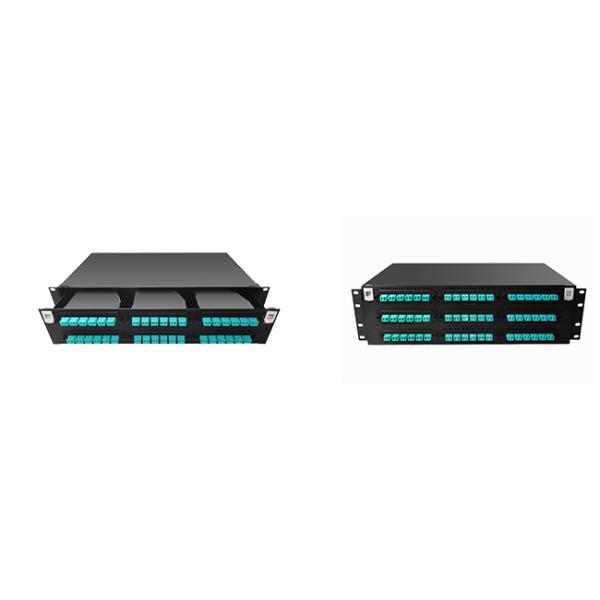 1U 2U 3U 4U MPO MTP Patch Panel Rack Mount Fiber Optic Management Cassette