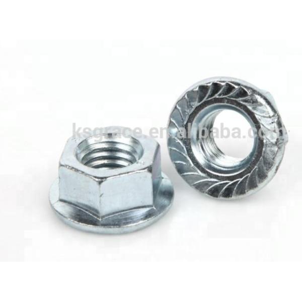 DIN6923 Hex Flange Nuts, Hex Serrated Flange Nut