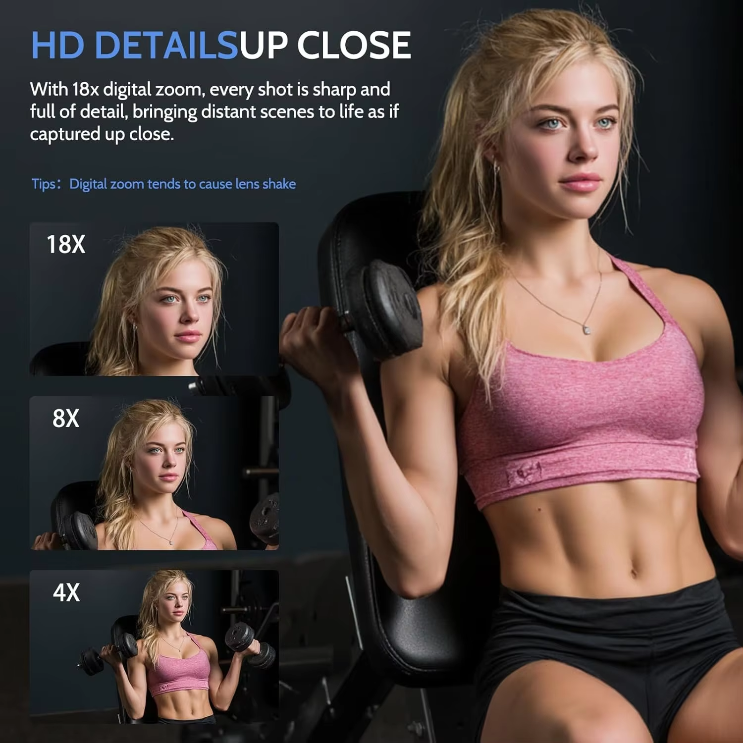 5K Vlogging Digital Camera 1.54-Inch Double Sided Display Wi-Fi Transfer With LED Fill Light