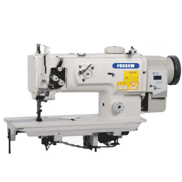 Single Needle or Double Needle Direct Drive Compound Feed Walking Foot Heavy Duty Lockstitch Sewing Machine