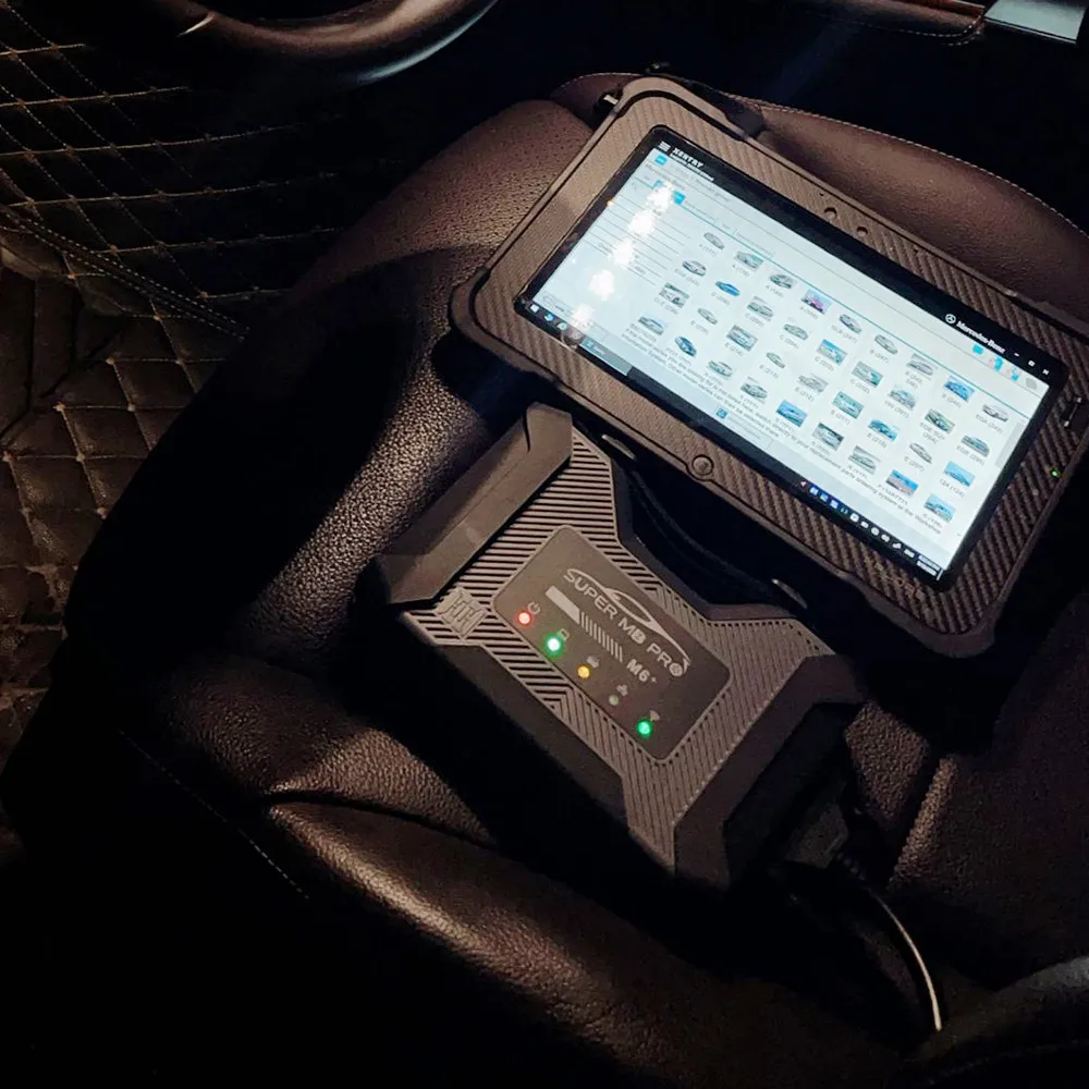 Super MB Pro M6+ M6 Plus Basic Version for Benz Diagnosis Tool + USB Cable + OBD2 16pin Cable