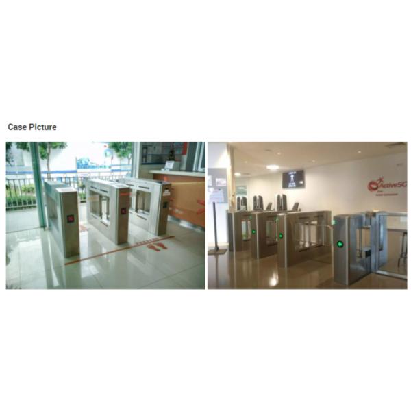 Fully Automatic Access Control Turnstile With Voice And Strobe Light Alerts Turboo