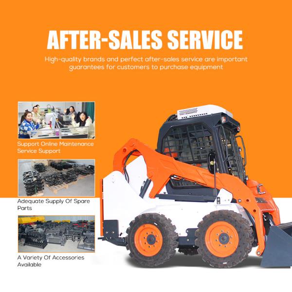 Free Shipping Wheel Skid Steer Loader Construction Machinery Epa Engine Mini Skid Steer Diesel Loader