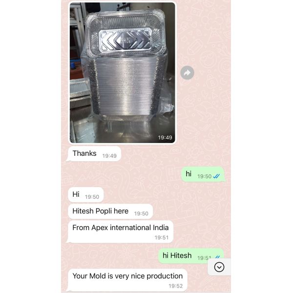 63ton Aluminum Foil Container Making Machine with Efficient Scrap Removal and Control Cabinet