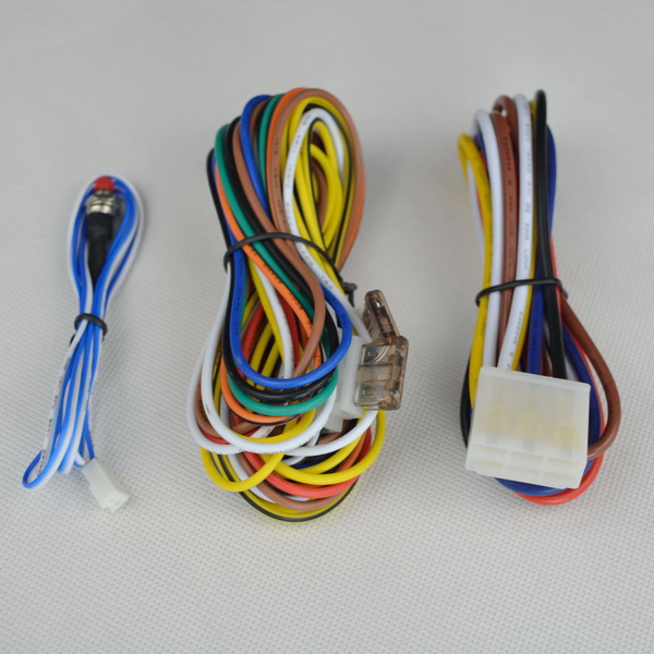 Car security alarm system smart button engine starter with PKE Keyless entry