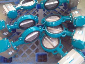 China On Off Valve Actuator Pneumatic Butterfly Valve Actuator ATEX on sale