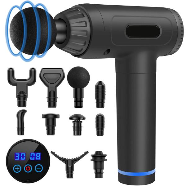 2400mAh 10 Heads Handheld Massager Gun