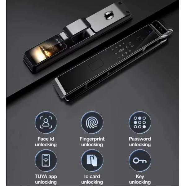 Smart Lock Fingerprint Fully Automatic 3D Face Push Pull Smart Door Lock