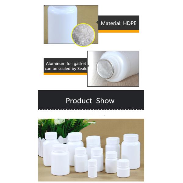30ml Capacity Mini Empty Plastic Pill Medicine Bottle with Acceptable Customer's Logo