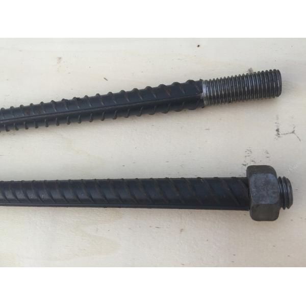 N20x600mm Construction Formwork Accessories Thread Deformed Bar / Rebar Bolt