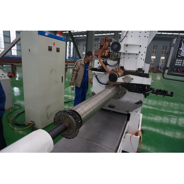 Automatic PLC Vee Wedge Wire Screen Welding Machine 2300MM Height