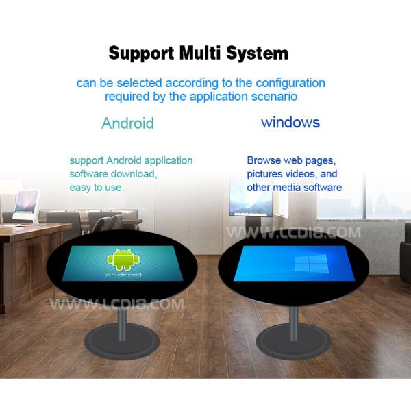 Coffee Shop 22 inch Multi Touch Screen Table Restaurant Android PC All In One Computer Touch Table