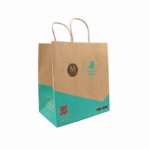 Personalized Bulk 10x5x13 Kraft Bags Paper Craft Bags With Handles