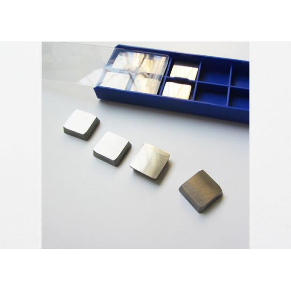 SPKN1504 Cemented CNC Carbide Inserts / CNC Plane Milling Inserts For Square Shape