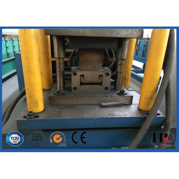 Modernized U / J Channel Roll Forming Machine Pre Punch Operation