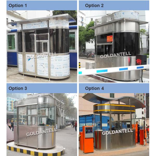 Mobile Prefabricated grade 8.3 Security Guard House Parking Booth