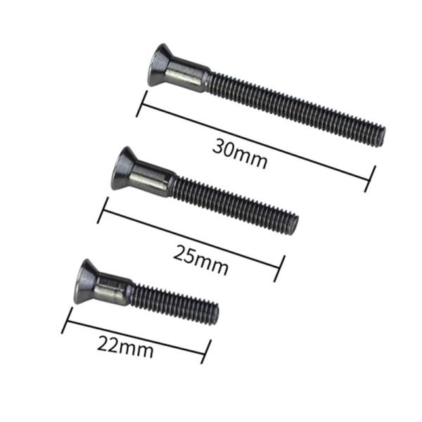 XINJUN M4 25mm Steel Handle Flat Head Screws Decorative