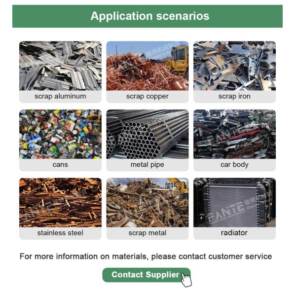 Double Shaft Scrap Metal Shredder Plastic Shredder Machines Multi Function Shredder