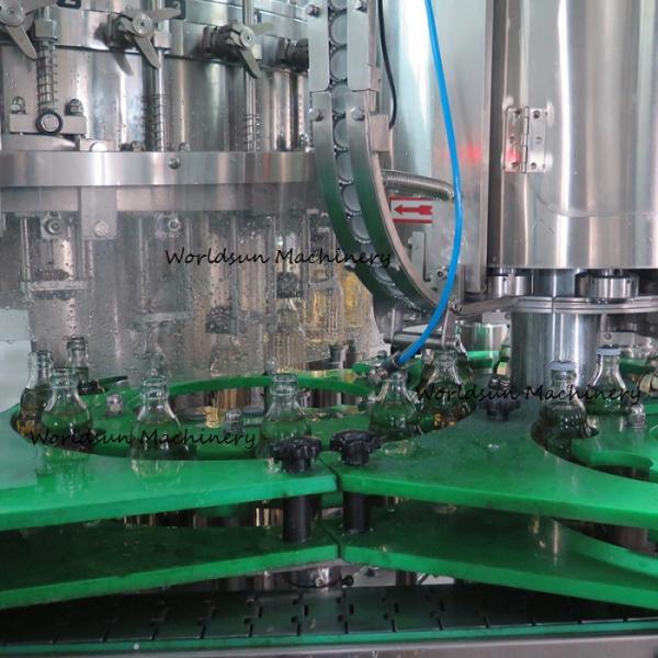 CE Automatic Glass Bottle Crown Cap Machine Stainless steel 304