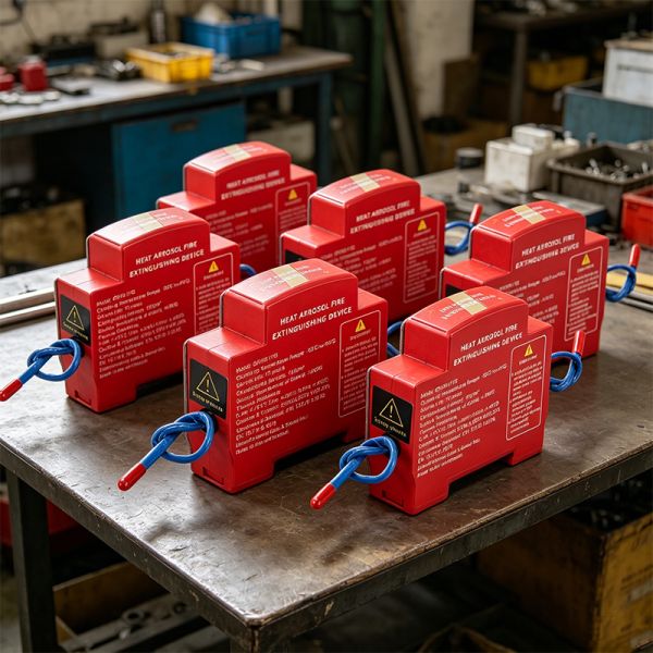 Clip-on Thermal Aerosol Fire Suppression Device | Automatic Fire Extinguishing Sticker 10-Year Lifespan