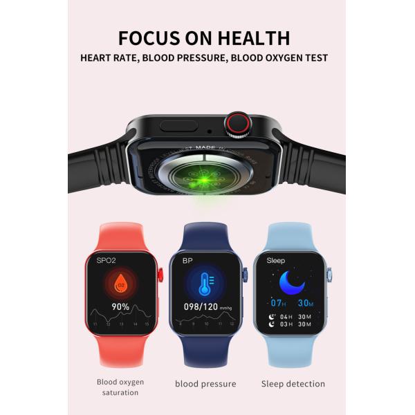 2021 Full-Screen Touch and Long Standby IP67 Waterproof Et7 Smart Watch