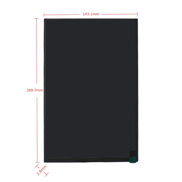 10.1 Inch HD TFT LCD Display 800x1280 High Resolution LVDS Interface LCD Module