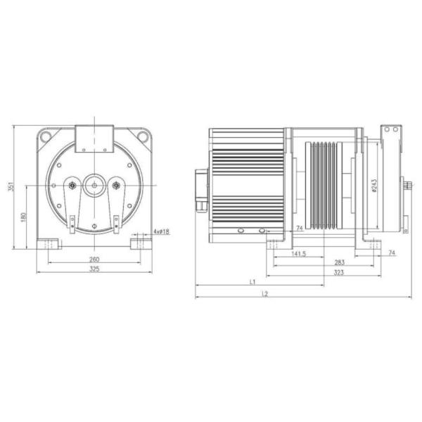 Passenger Lift Load 1250kg Gearless Elevator Motor For Elevator Lift