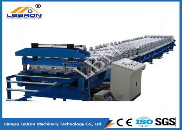Buy PLC control automatic new floor deck roll forming machine 2018 new type roof tile machine at wholesale prices