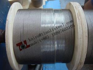 1.4401 A4 316 7x19 3/16 4.76mm Stainless Steel Wire Rope for Communication Dead End Clamp