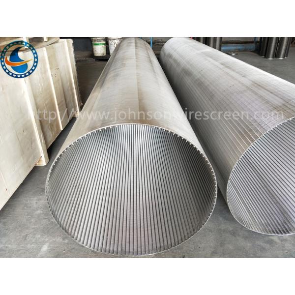 Automatic Back Wash Drum Screen , OD 600 MM Wire Wrap Screen Mesh