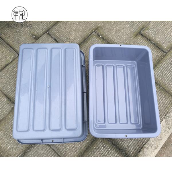 Grey Color Rectangular Hotel And Restaurant Serving Tray 560*380*176 mm